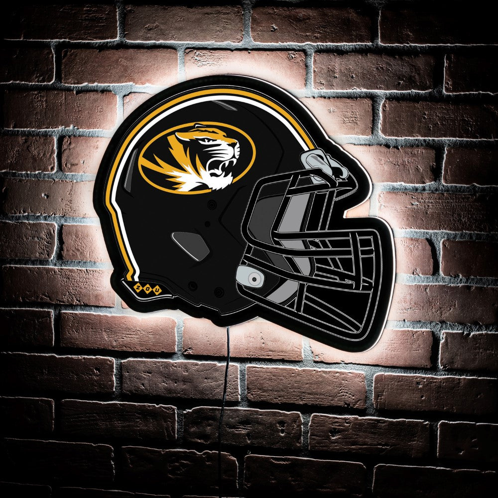 Evergreen University of Missouri Helmet 19" x 15" LED Lighted Sign