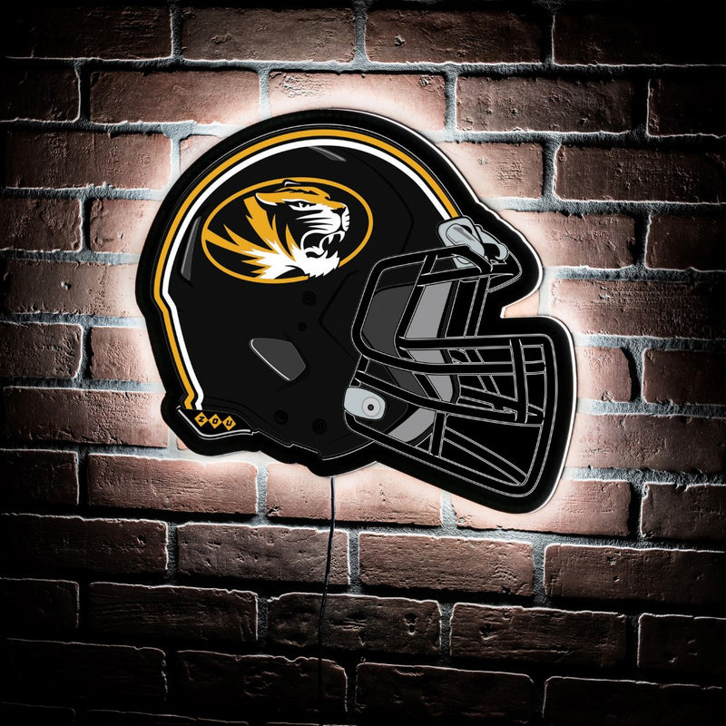 Evergreen University of Missouri Helmet 19" x 15" LED Lighted Sign