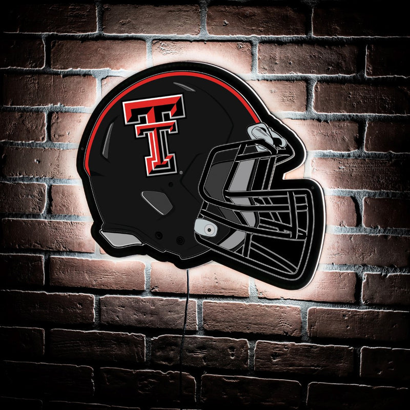 Evergreen Texas Tech University Helmet 19" x 15" LED Lighted Sign