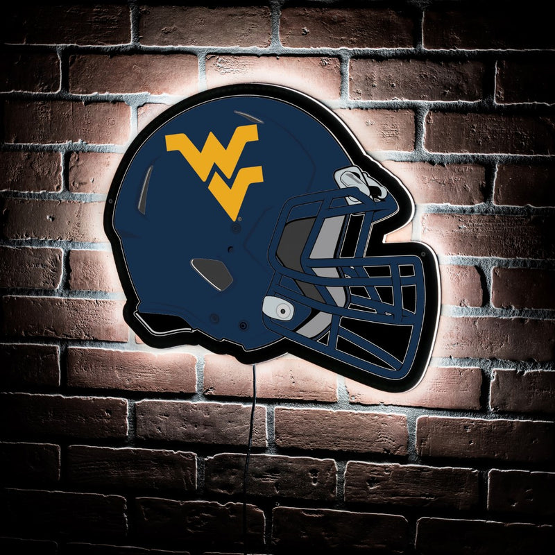 Evergreen West Virginia University Helmet 19" x 15" LED Lighted Sign