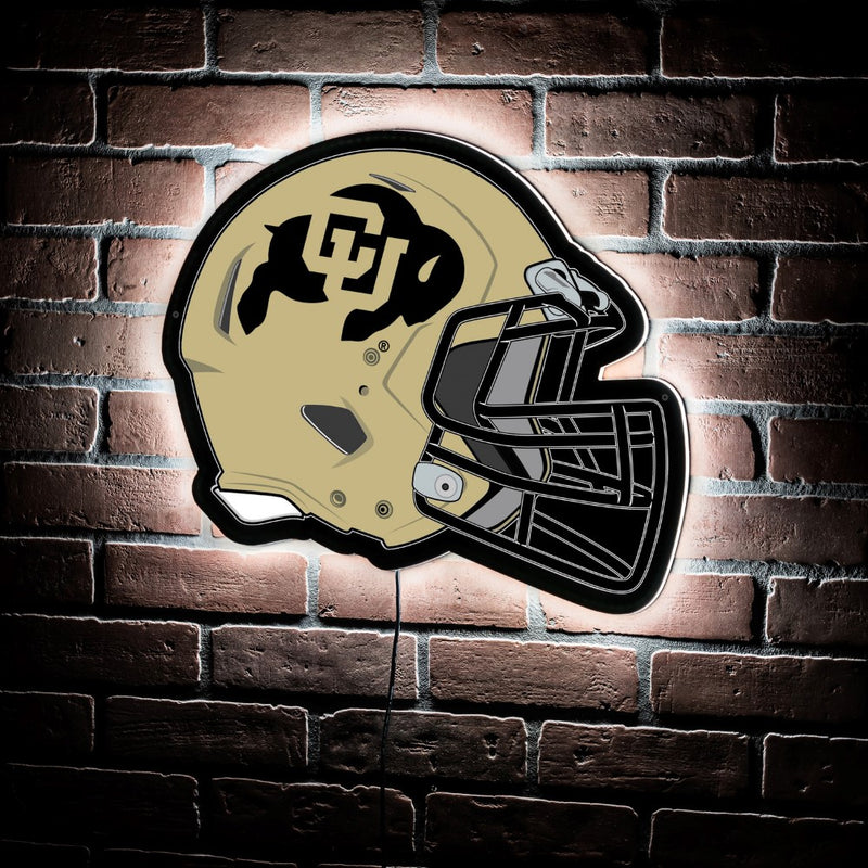 Evergreen University of Colorado Helmet 19" x 15" LED Lighted Sign