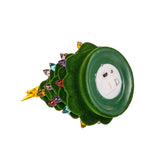 Evergreen Joyful Traditions LED Ceramic Flocked Christmas Tree