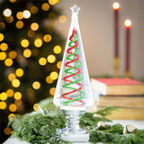 Evergreen Christmas Tree Spiral LED Water Lantern