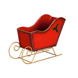 Evergreen Metal Sled Table Decor