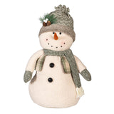 Evergreen Woodland Storybook Fabric Snowman