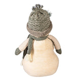 Evergreen Woodland Storybook Fabric Snowman