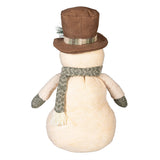 Evergreen Woodland Storybook Fabric Snowman