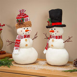 Evergreen Woodland Storybook Fabric Snowman