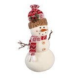 Evergreen Woodland Storybook Fabric Snowman