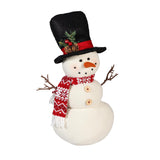 Evergreen Woodland Storybook Fabric Snowman