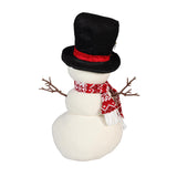 Evergreen Woodland Storybook Fabric Snowman