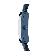 Fossil Carraway Three-Hand Navy Croco Leather Watch