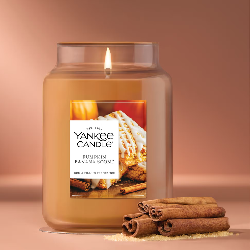 Yankee Candle Original Large Jar Candle - Pumpkin Banana Scone