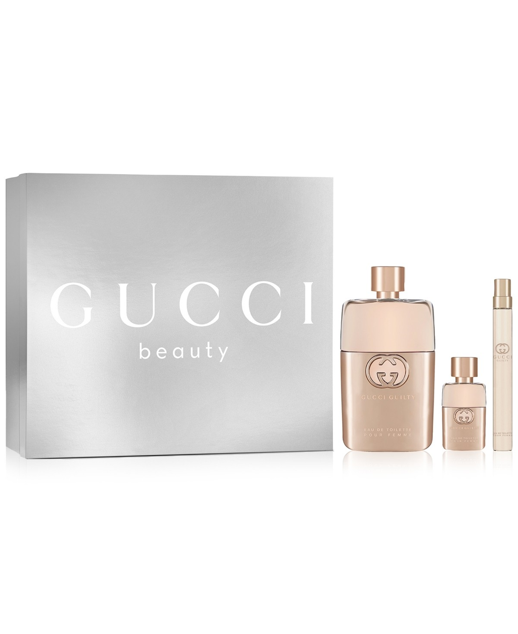 Gucci Guilty Pour Femme Eau De Toilette Trio Gift Set - 3-Piece