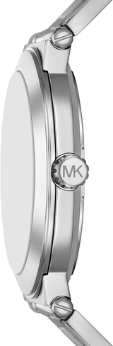 Michael Kors Mens Billie Silver-Tone Watch