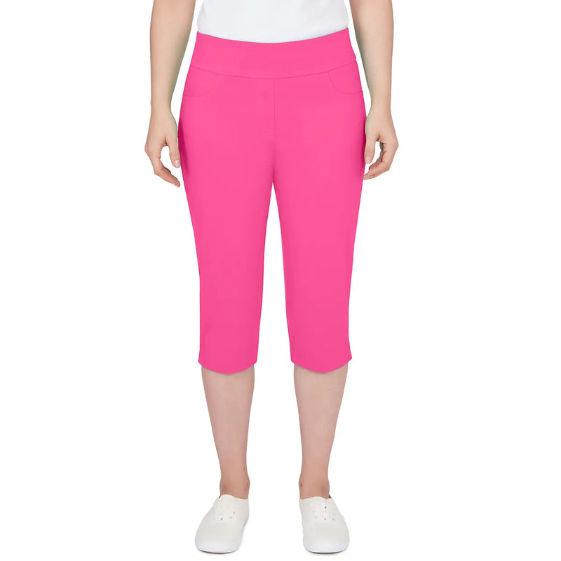 Ruby Rd. Womens Pull-On Tech Clam Digger Pants
