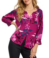 Tommy Bahama Womens Sunset Shimmer 3/4 Sleeve Top