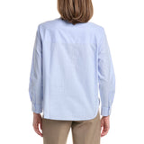 Brooks Brothers Womens Oversized Poplin Blouse Shirt