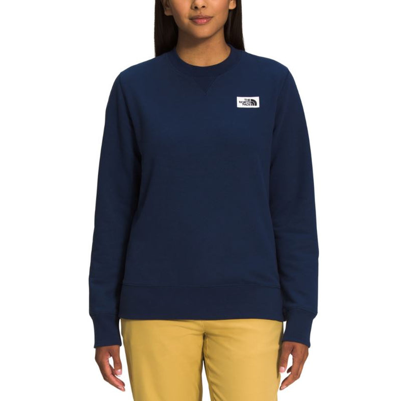 The North Face Womens Heritage Patch Crew Pullover Sweatshirt