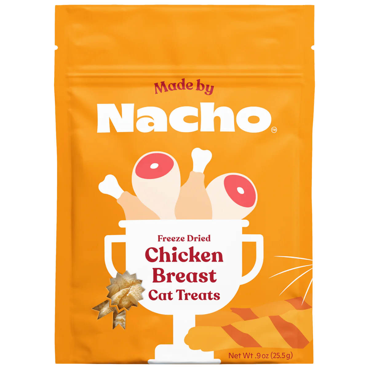 Made By Nacho Freeze-Dried Chicken Breast Cat Treats - 0.9 oz.