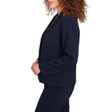 Emaline Womens One-Button Blazer Jacket