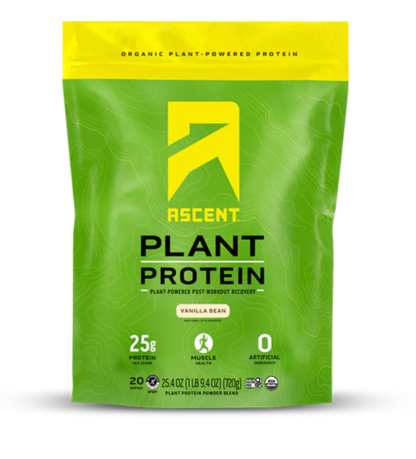 Ascent Plant Protein Powder - Vanilla - 1 lb.