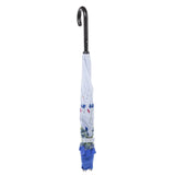 Totes InBrella Stick Reverse-Close Umbrella with Under Canopy Print