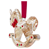 Swarovski Holiday Cheers Gingerbread Rocking Horse Ornament