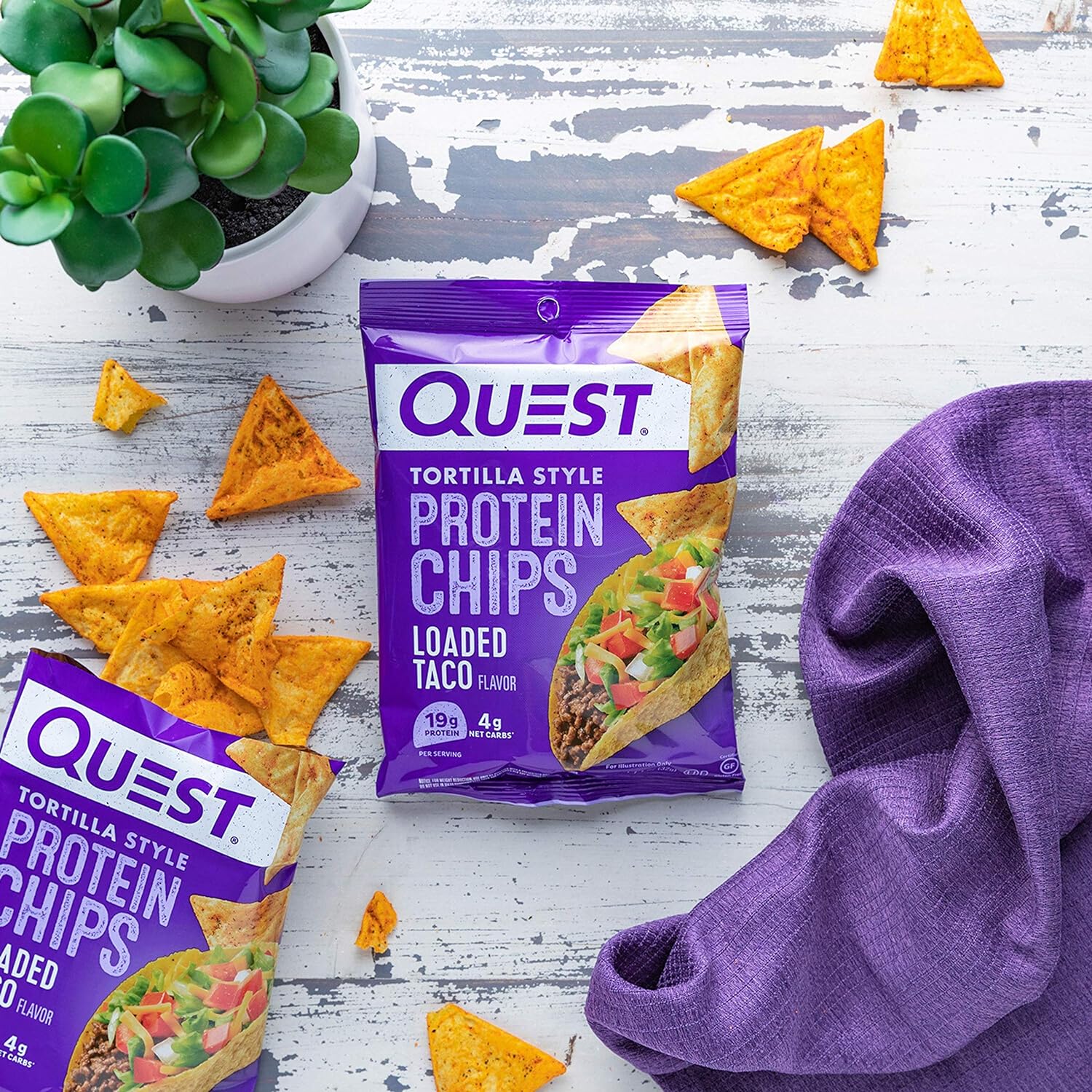 Quest Nutrition Loaded Taco Tortilla Chips - 8 oz.