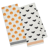 Design Imports Halloween Printed Dishtowels