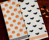 Design Imports Halloween Printed Dishtowels