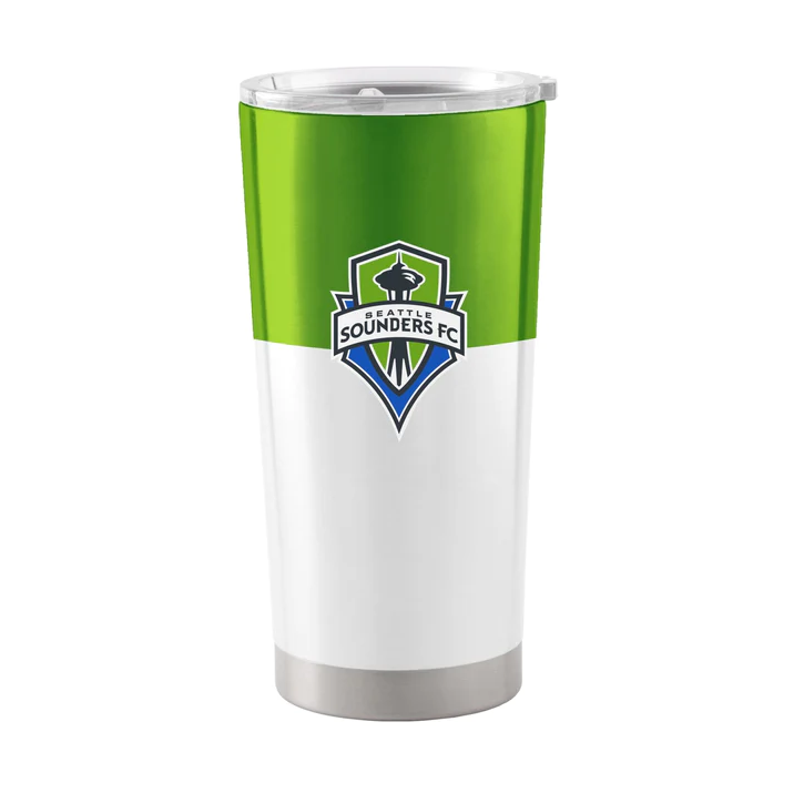 Logo Brands Seattle Sounders Colorblock Stainless Steel Tumbler - 20 oz.