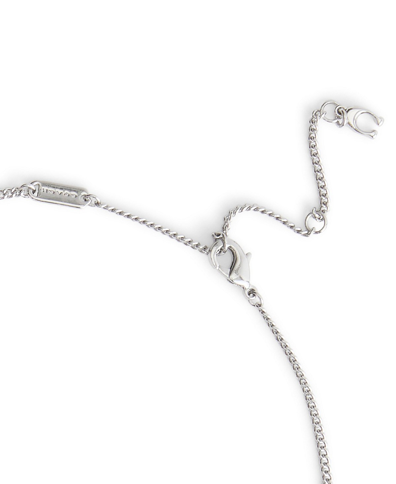 COACH Tea Rose Station Necklace