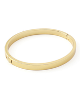 Kurt Geiger Clear Crystal Eagle Hinged Bangle Bracelet