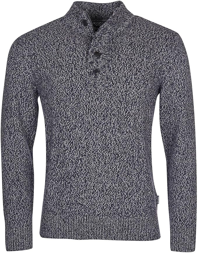 Barbour Mens Sid Half Zip Sweater