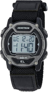 Armitron Sport Unisex Digital Chronograph Nylon Strap Watch