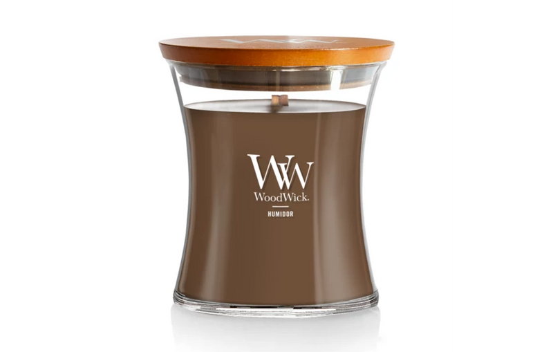 WoodWick Medium Hourglass Candle - Humidor