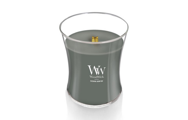 WoodWick Medium Hourglass Candle - Evening Bonfire