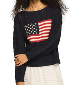Lucky Brand Womens American Pullover Sweater