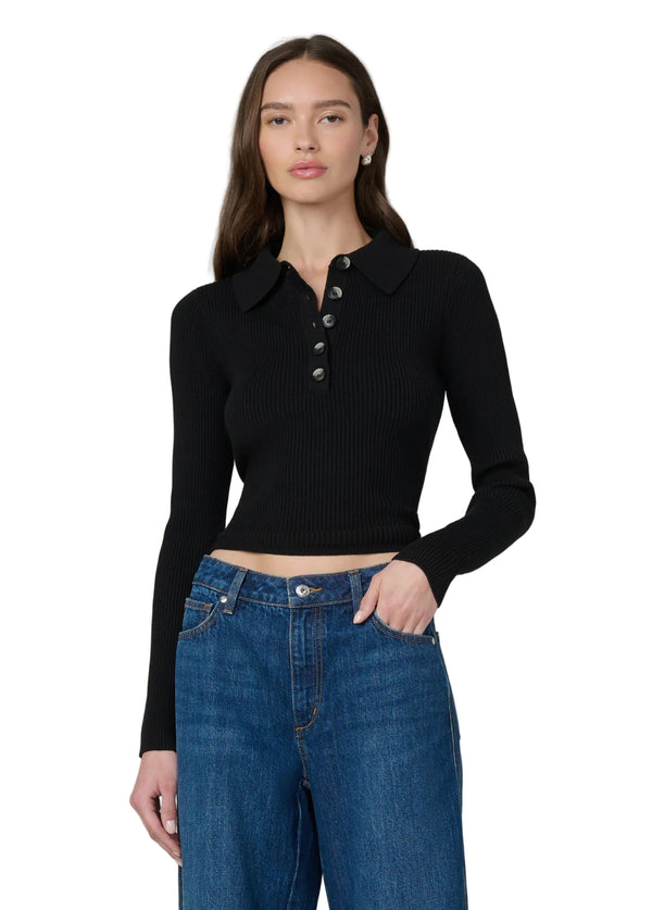 Joe's Jeans Womens Lisa Polo Sweater