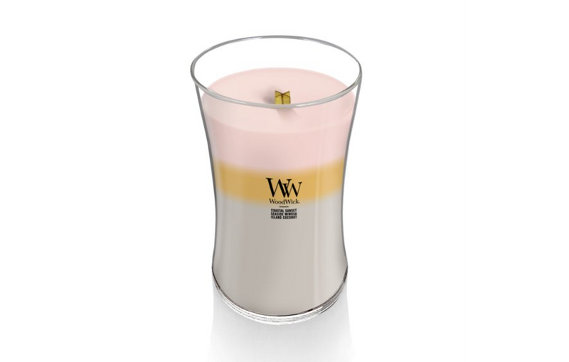 WoodWick Large Trilogy Hourglass Candles - Island Getaway