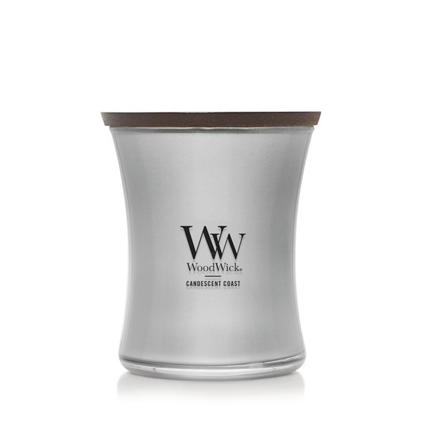 WoodWick Medium Hourglass Precious Metals Candle - Candescent Coast
