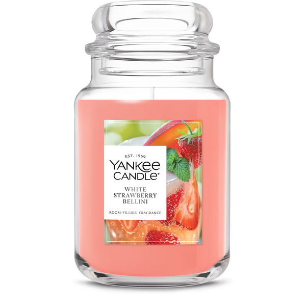 Yankee Candle Original Large Jar Candle - White Strawberry Bellini