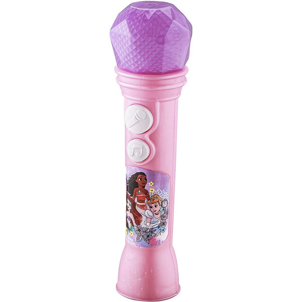 eKids Disney Princess Microphone for Kids with Built-in Music