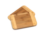 Lipper International Bamboo Two-Tone Small Cutting Board - Set of 2