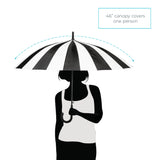 Totes Luxury Stick Umbrella