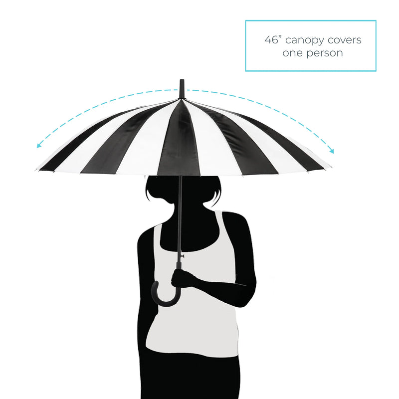 Totes Luxury Stick Umbrella