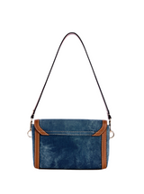 GUESS Sebina Canvas Fold-Over Shoulder Handbag