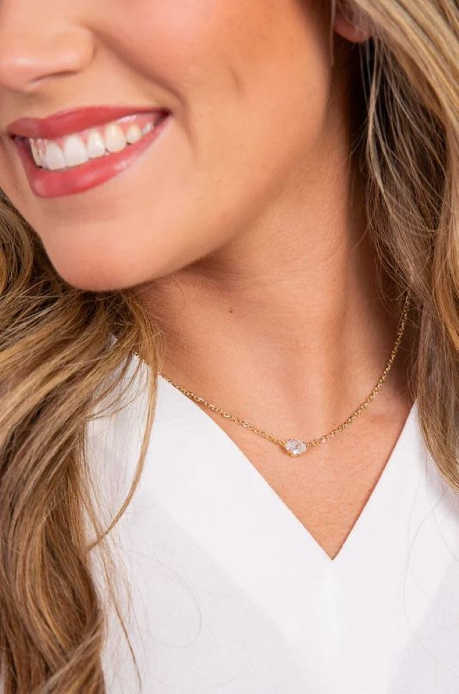 Kendra Scott Boxed Cailin Necklace - 14K Gold Plated