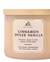 Bath & Body Works 3-Wick Candle - Cinnamon Spiced Vanilla